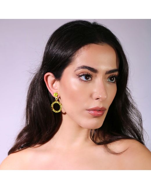 Vicki Sarge Black The Small Hoop Earrings