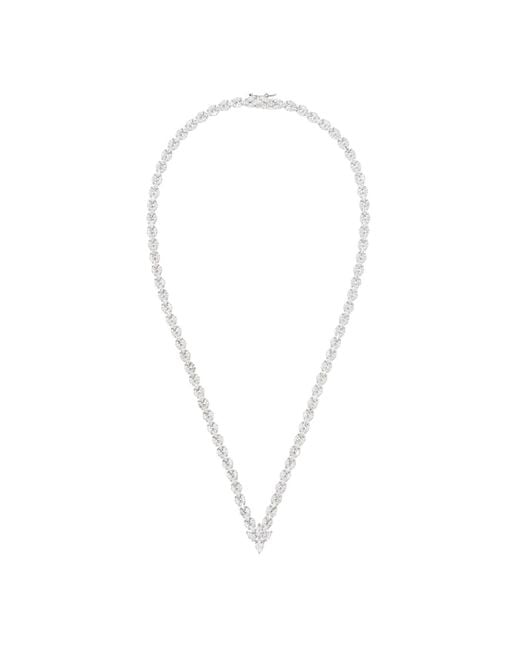 Latelita London Metallic Petal Tennis Necklace