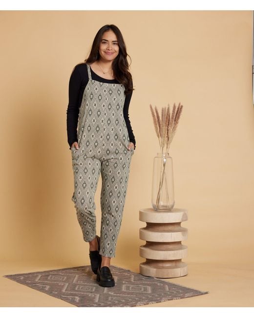 Known Supply Green Organic Cotton Adjustable Overalls