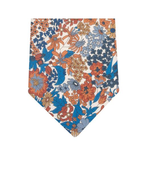 LE COLONEL Blue Liberty Margaret Tie for men