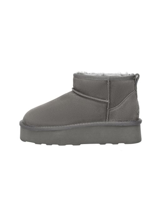EverAu Australia Gray Heron Ultra Mini Platform Boots