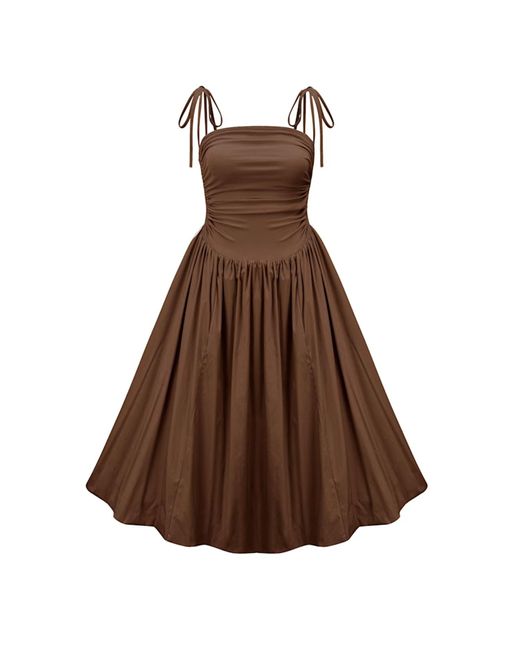 Amy Lynn Brown Alexa Chocolate Puffball Dress