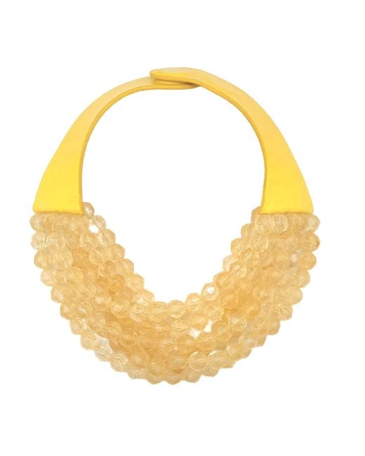 Fairchild Baldwin Yellow Transparent Bella Necklace