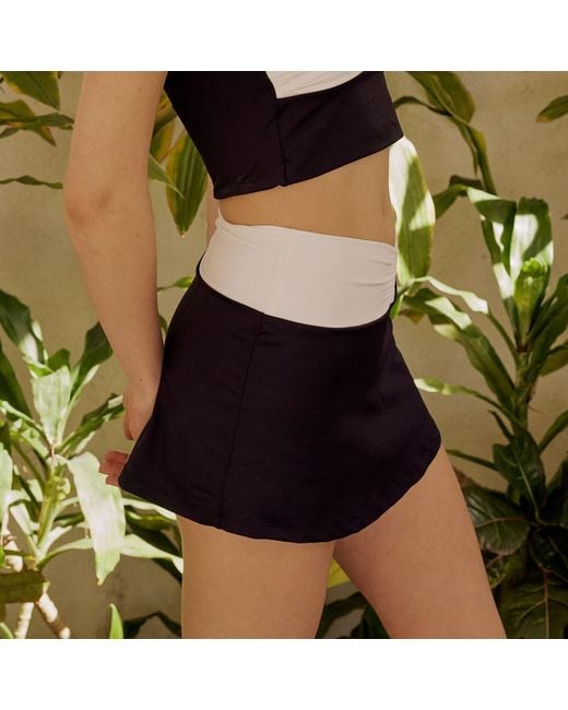 NUAJE NUAJE Black Isabelle Bikini Skort