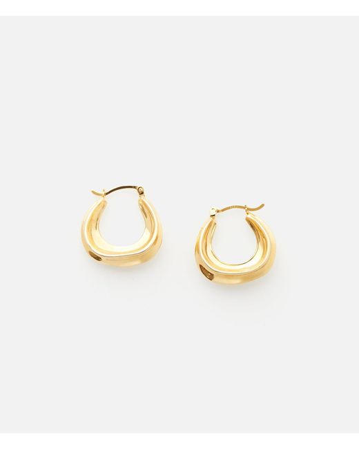 Lovard Metallic Enamel Sculpture Hoops