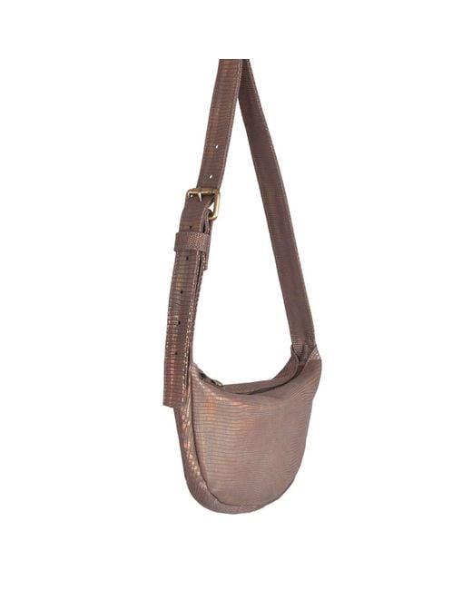 Owen Barry Multicolor Leather Sling Bag Europa Metallic