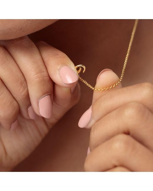 Lily Charmed Metallic Plated Libra Zodiac Charm Necklace