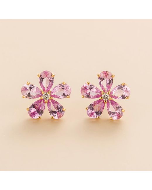 Juvetti Pink Florea Earrings