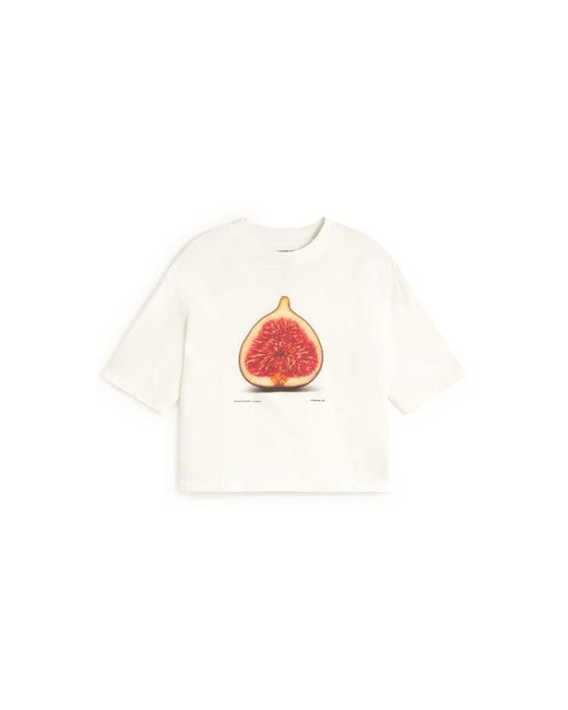 Thinking Mu White Figa Lena Oversize T-Shirt