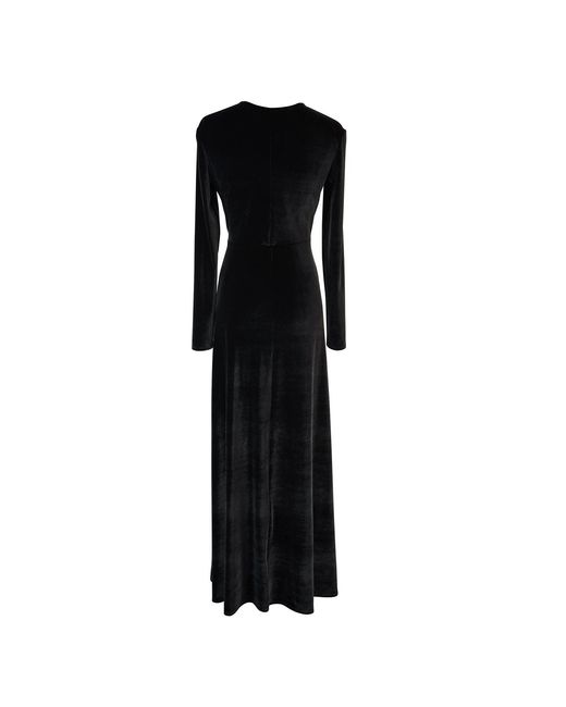 Jennafer Grace Black Velvet Knot Dress