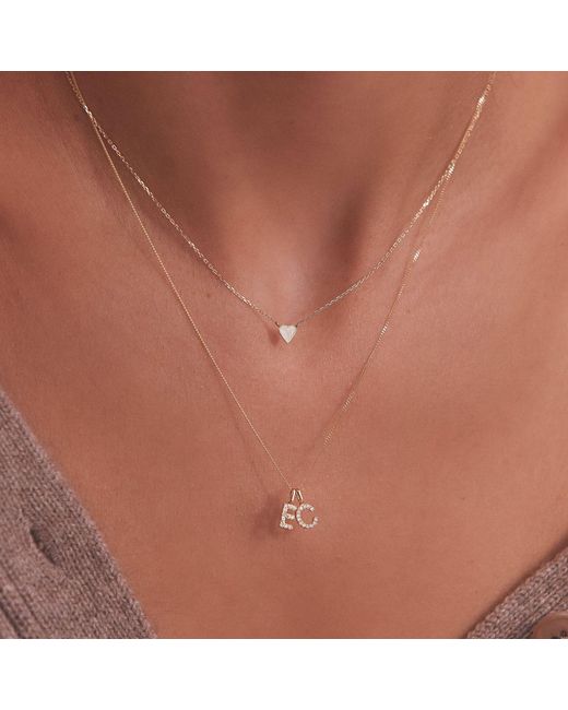 Lily & Roo Metallic Tiny Heart Necklace