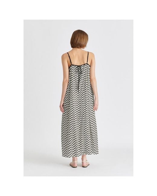 Paisie Multicolor Spaghetti Strap Swing Dress