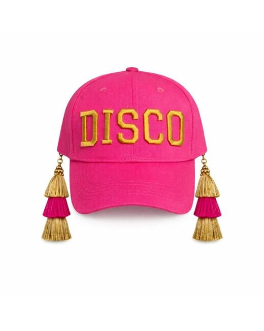 Julia Clancey Pink Disco Tasseltastic Trucker Cap