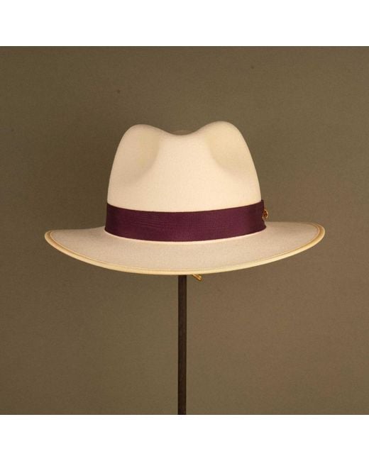 Shaded the Label Pink Herra Seashell Fedora Hat