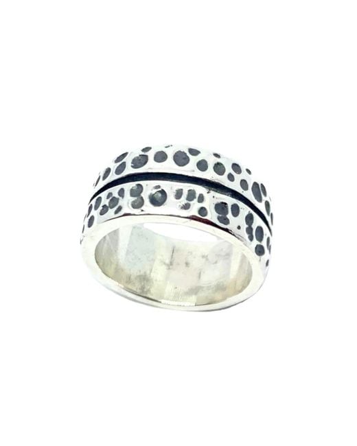 Tg-Jewellery by Tamara Gervasio Blue Effect Oxide Ring for men