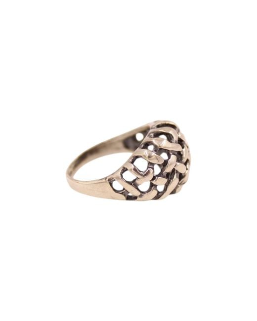 1610Istanbul White Istanbulite Baroque Ring