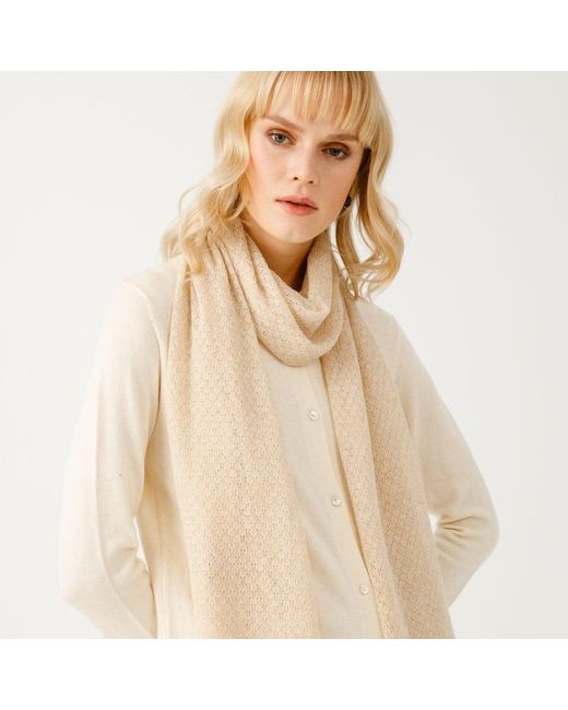 Mohair&Angora Natural Neutrals Diamond Shawl