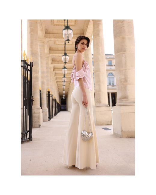 Jnsq (Je Ne Sais Quoi) Natural Sophie Extra-Flare Pants