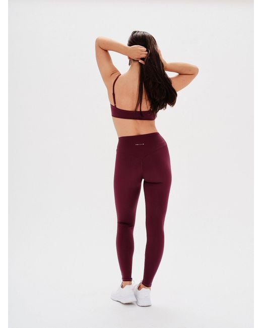 Revyve Active Red Neutrals Mulberry Merlot V-Sculpt Legging