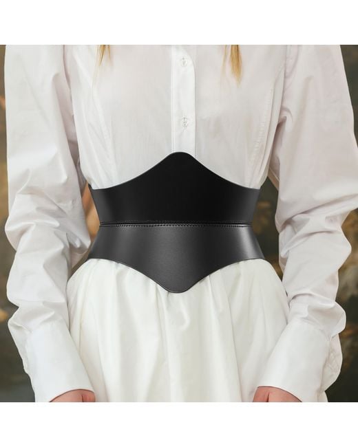 Haute Cuir Black Soreen Hourglass Corset Belt