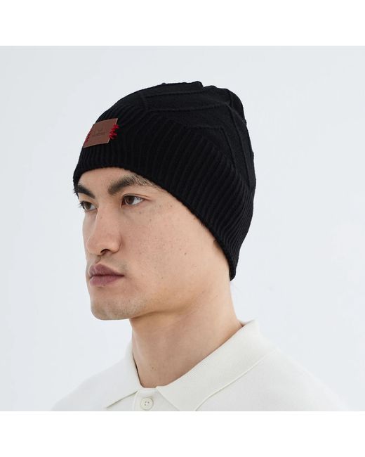 Norbron Black Bonham Beanie for men