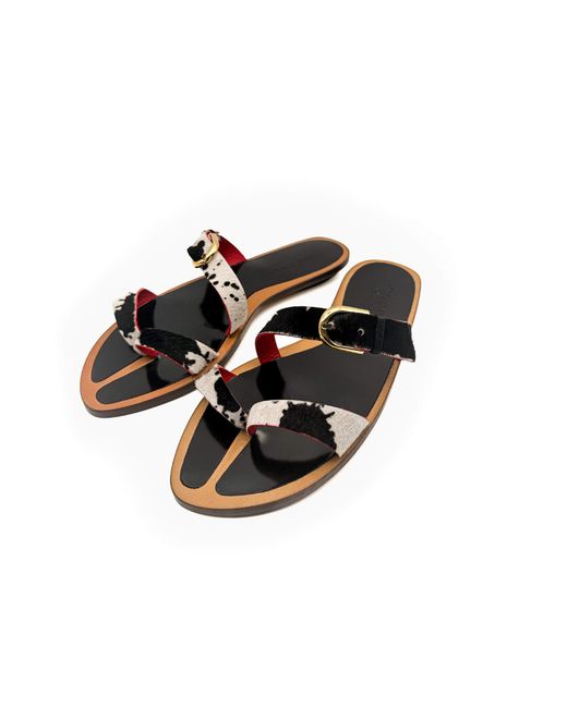 MYYAZ Brown Arche Sandal