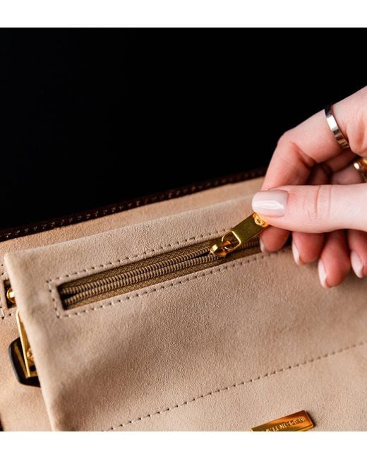Time Resistance Brown Leather Jewelry Case