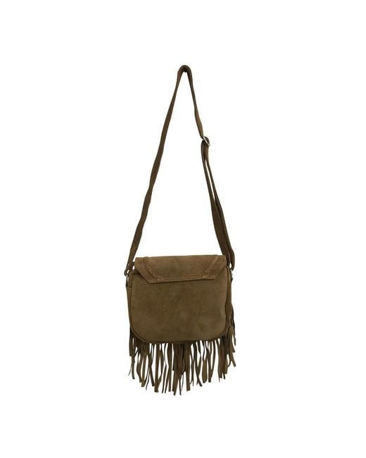 Zasta Studio Brown Banjara Suede Leather Crossbody Bag