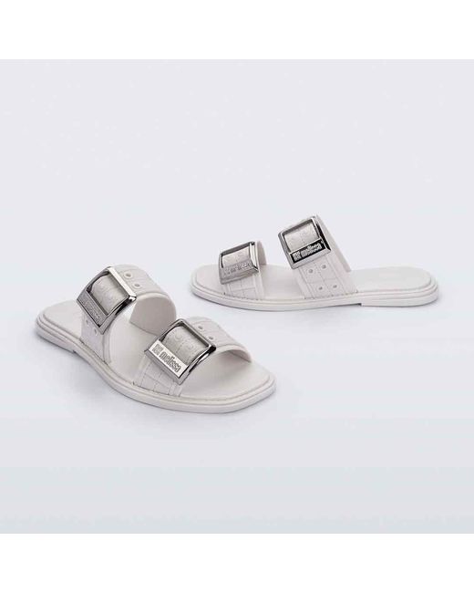 Melissa White Ladylike Slide