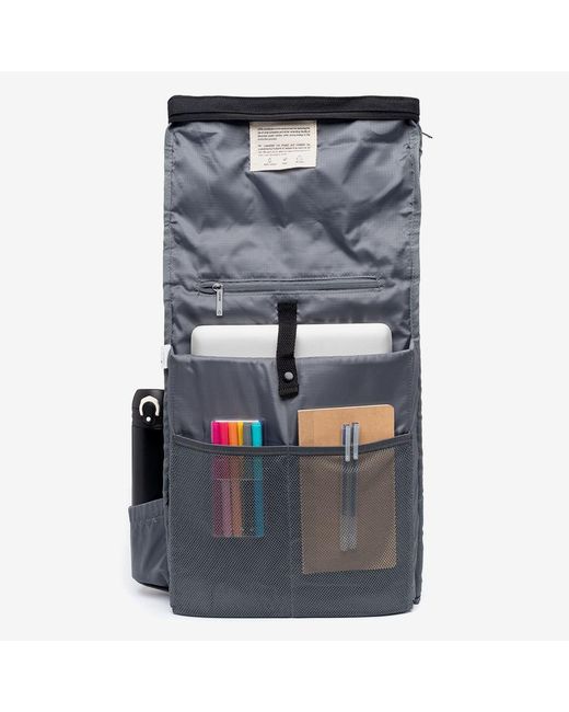 Lefrik Black Roll Backpack