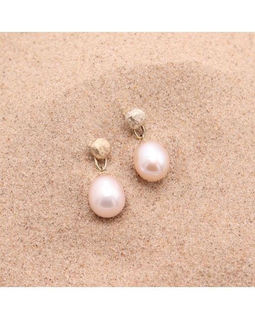 Gabriella Alicia White Pearl Drop Detachable Earrings