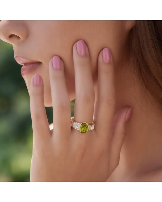 GEM BAZAAR Green The Chloe Ring