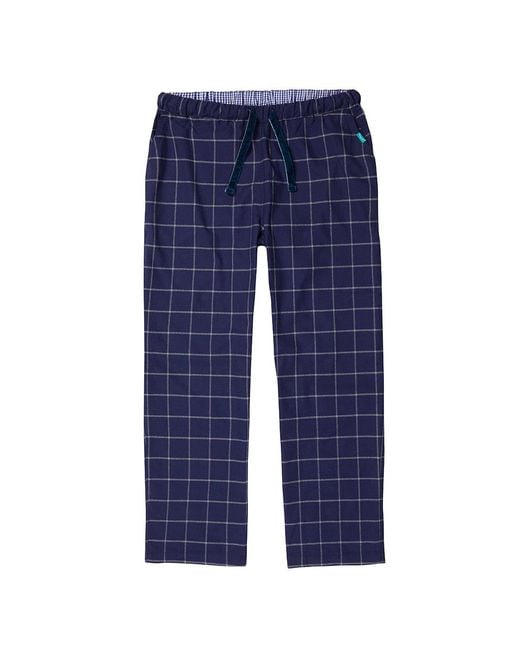 Lounge Blue Loungewear Trousers-Pants Regular Length Sea Otter Design for men