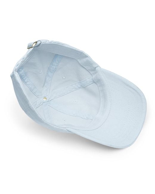Anchor and Crew Blue Pastel Ampersand Signature Embroidered Chino Cap