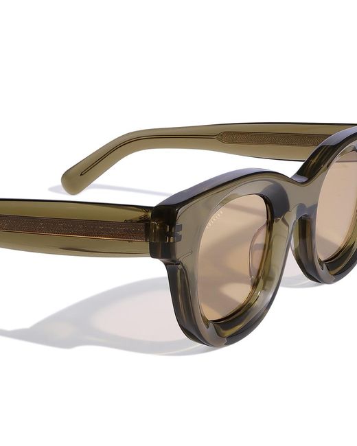 Cossimo Multicolor Alondo Champagne Acetate Wayfarer Sunglasses