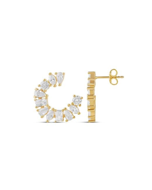 SHYMI Metallic Multi Shape Statement Earrings