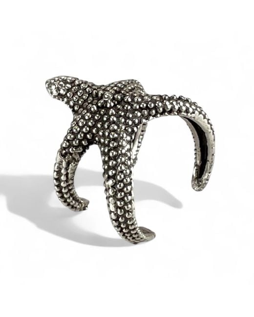 By Virgo Metallic Zymera Antique Ring