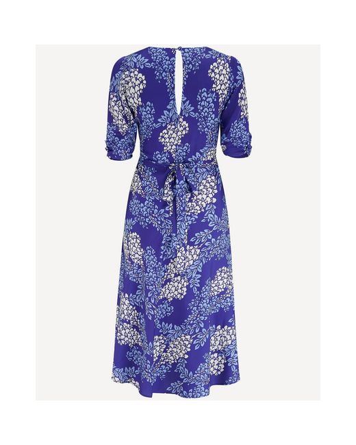Pretty Eccentric Blue Capability Tea Dress