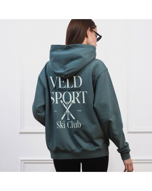 VLD Blue Jordaan Sport Ski Club Hoodie
