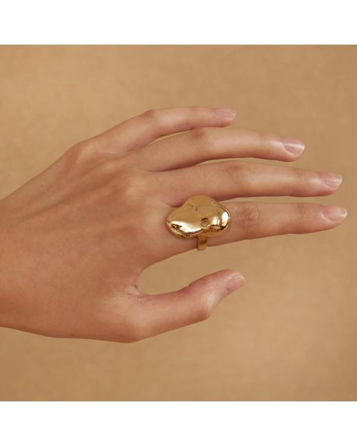 Biko Jewellery Metallic Molten Ring