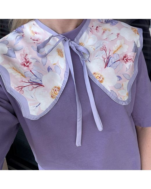 My Little Nature Purple False Collar For Her