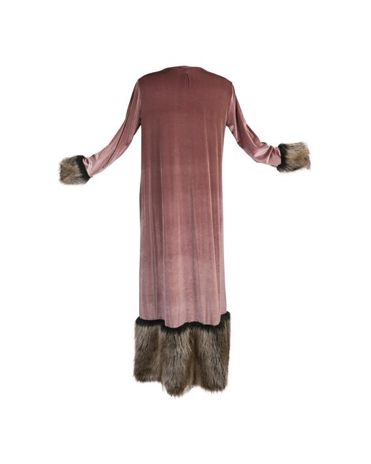 Jennafer Grace Pink Blush Velvet Faux Fur Cuff Jacket
