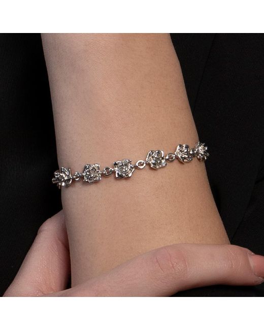 Unaloe Metallic Vermeil Rose Chain Bracelet Cariba – Handmade Italian Charm Jewelry