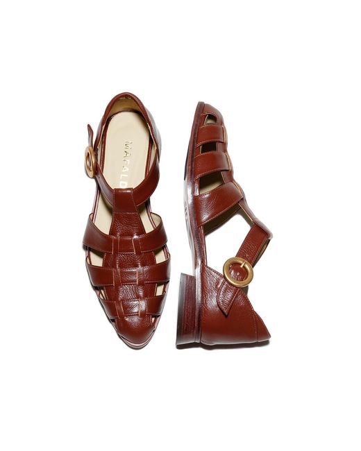 Mafalda Brown Savana Coffee Fisherman Sandals