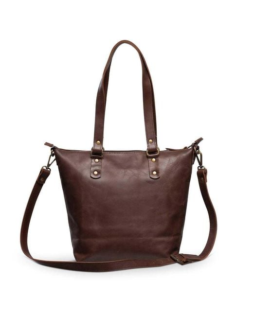 Hides Leather Co. Brown Handmade Large Leather Tote Shoulder Bag