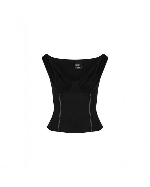 Herfetch Black Grace Top