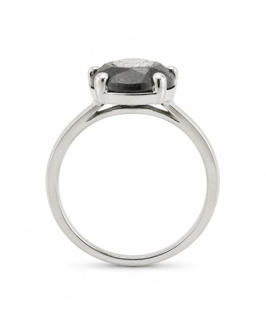 Artisan Metallic 18K & Diamond Round Solitaire Ring