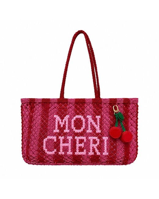 Lilly Loves Red Jute Mon Cheri & Charm