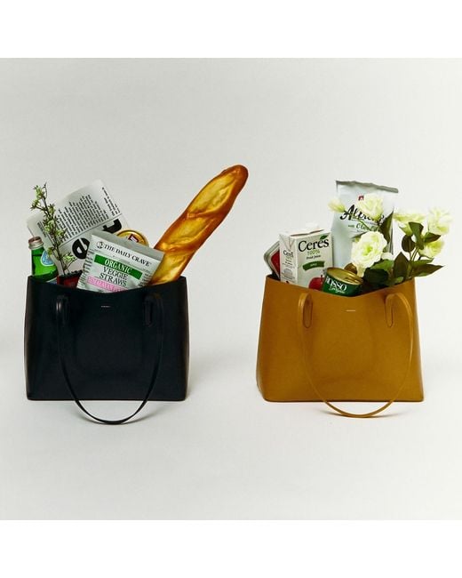 MARHEN.J Black Manhattan V-Cut Shoulder Bag