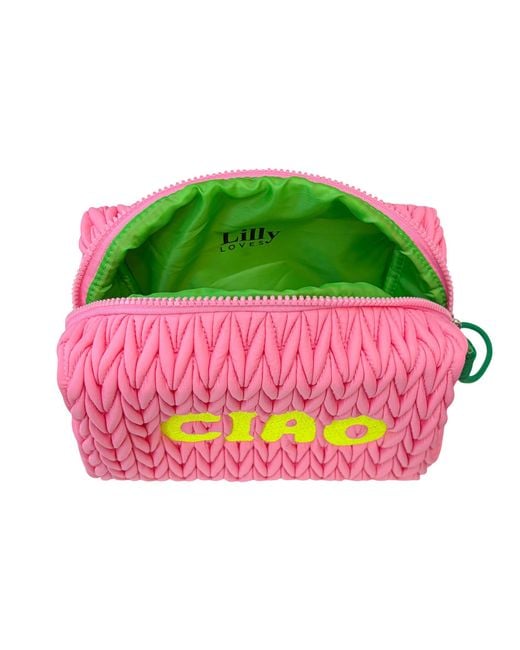 Lilly Loves Pink Ciao Puffy Travel Bag